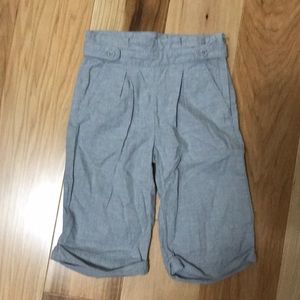 Janie and jack 18-24 month grey linen trousers